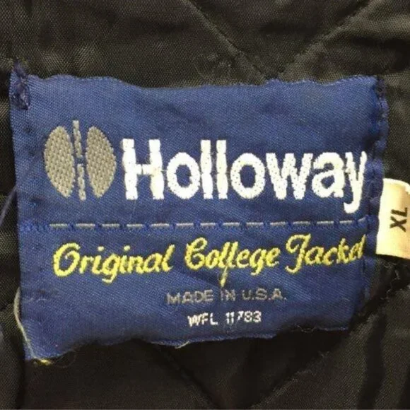 Vintage Holloway Varsity Jacket SMHS Band Drumline Wool Leather Sleeves USA XL - Picture 8 of 8